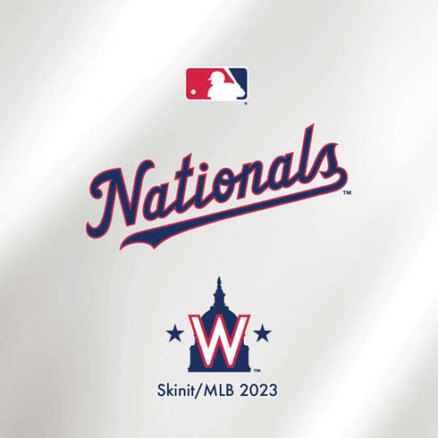 MLB Washington Nationals Home Jersey Moto E5 Play Skin