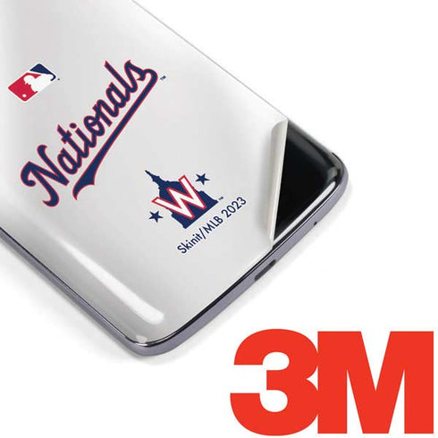 MLB Washington Nationals Home Jersey Moto E5 Plus Skin