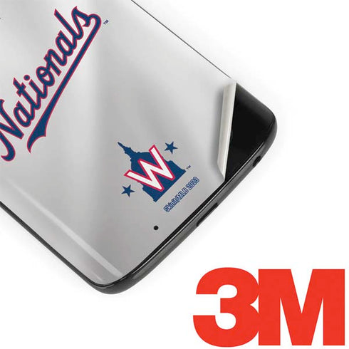 MLB Washington Nationals Home Jersey Moto G6 Skin