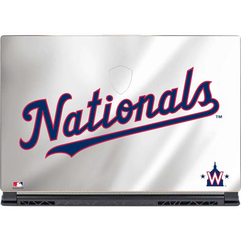 MLB Washington Nationals Home Jersey MSI GS65 Stealth Laptop Skin