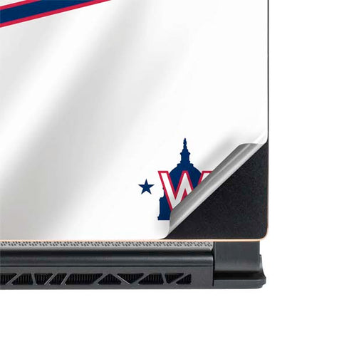 MLB Washington Nationals Home Jersey MSI GS65 Stealth Laptop Skin