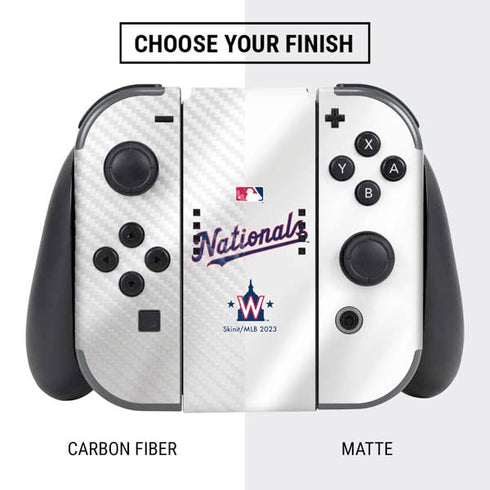 MLB Washington Nationals Home Jersey Nintendo Switch Bundle Skin