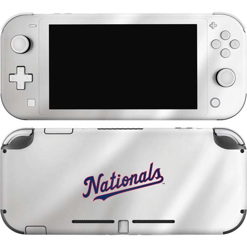 MLB Washington Nationals Home Jersey Nintendo Switch Lite Skin