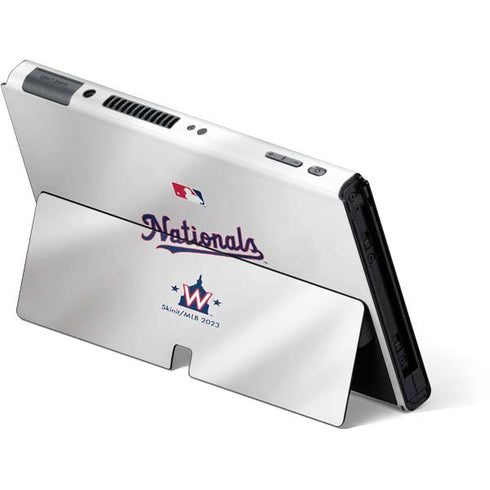 MLB Washington Nationals Home Jersey Nintendo Switch OLED (2021) Skin