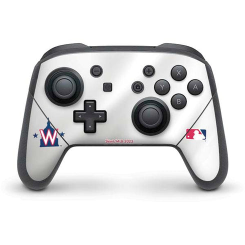 MLB Washington Nationals Home Jersey Nintendo Switch Pro Controller Skin