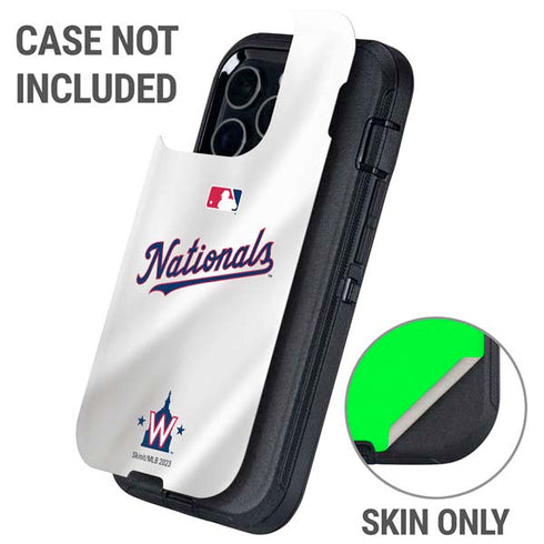 MLB Washington Nationals Home Jersey Otterbox Defender iPhone Skin