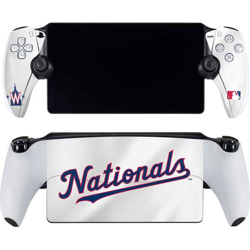 MLB Washington Nationals Home Jersey PlayStation Portal Remote Player Skin