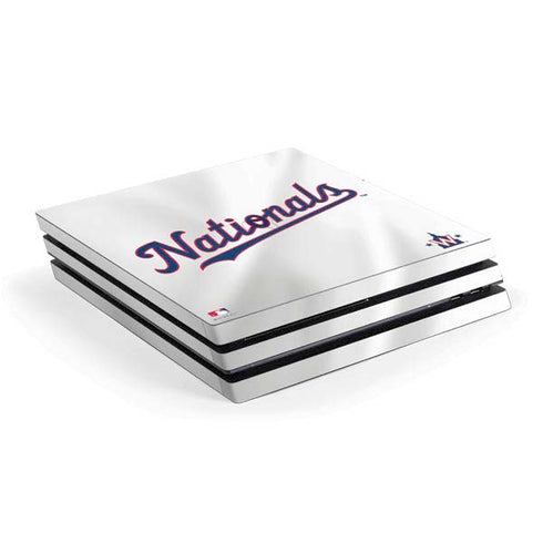 MLB Washington Nationals Home Jersey PS4 Pro Console Skin