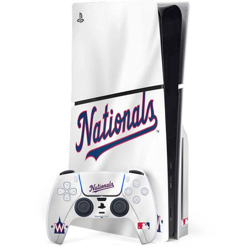 MLB Washington Nationals Home Jersey PS5 Slim Disk Bundle Skin