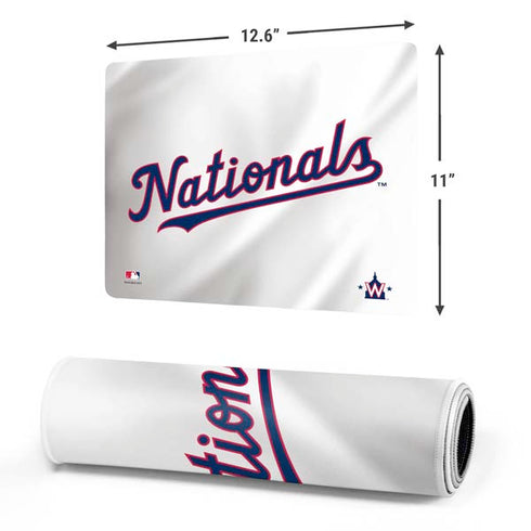 MLB Washington Nationals Home Jersey Gaming Mouse Pad