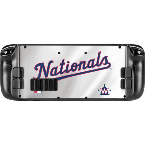 MLB Washington Nationals Home Jersey Steam Deck Handheld Gaming Computer Skin