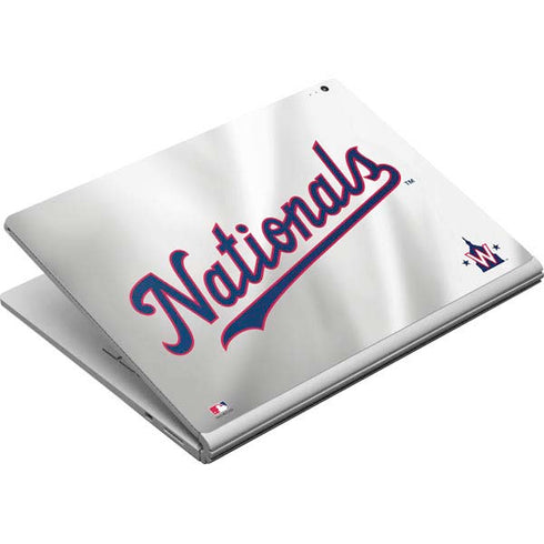 MLB Washington Nationals Home Jersey Surface Book Skin