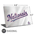 MLB Washington Nationals Home Jersey Universal Laptop 11in (8.8 x 6.2in) Skin
