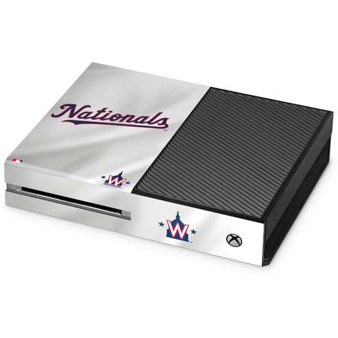 MLB Washington Nationals Home Jersey Xbox One Console Skin