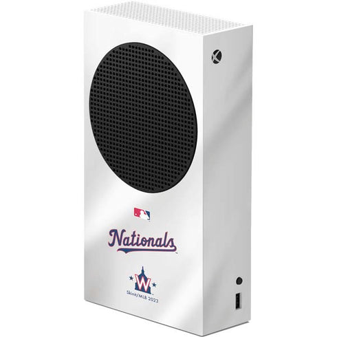 MLB Washington Nationals Home Jersey Xbox Series S Console Skin