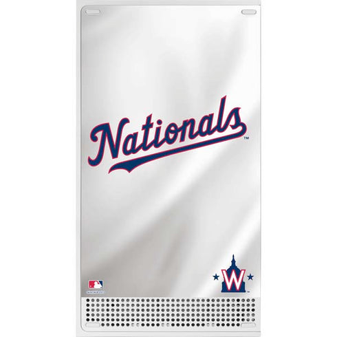 MLB Washington Nationals Home Jersey Xbox Series S Console Skin
