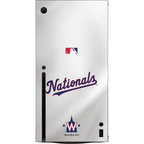 MLB Washington Nationals Home Jersey Xbox Series X Console Skin