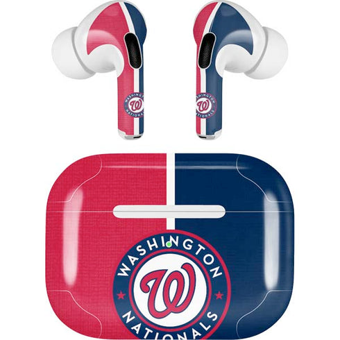 MLB Washington Nationals Split AirPods Pro 2nd Gen Skin