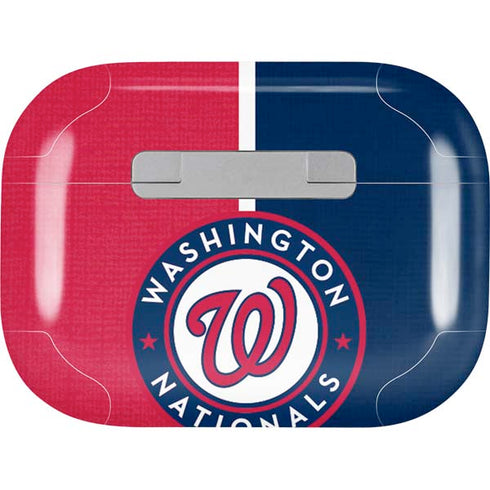 MLB Washington Nationals Split AirPods Pro 2nd Gen Skin