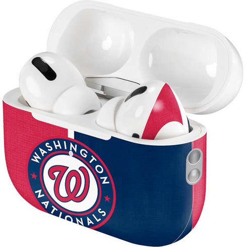 MLB Washington Nationals Split AirPods Pro 2nd Gen Skin