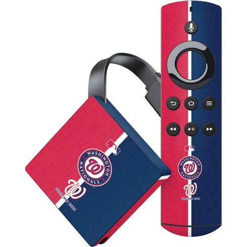 MLB Washington Nationals Split Amazon Fire TV Skin