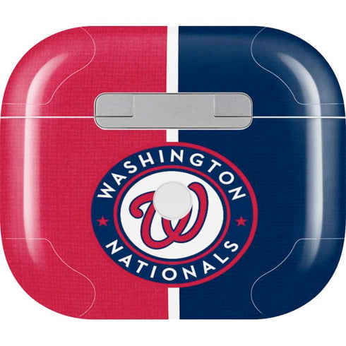 MLB Washington Nationals Split Apple AirPods (3rd Gen 2021) Skin