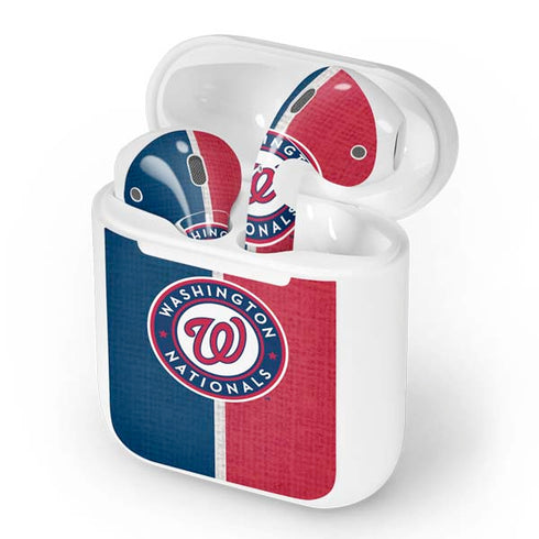 MLB Washington Nationals Split Apple AirPods Skin