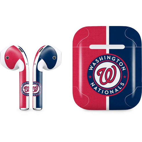 MLB Washington Nationals Split Apple AirPods Skin