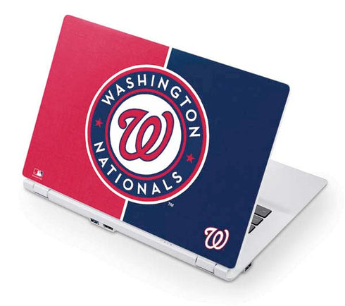 MLB Washington Nationals Split Acer Chromebook Skin