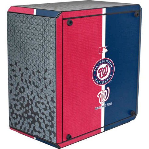 MLB Washington Nationals Split Cooler Master MasterBox Q300L Mini Tower Skin