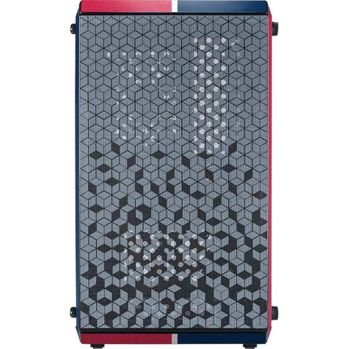 MLB Washington Nationals Split Cooler Master MasterBox Q300L Mini Tower Skin