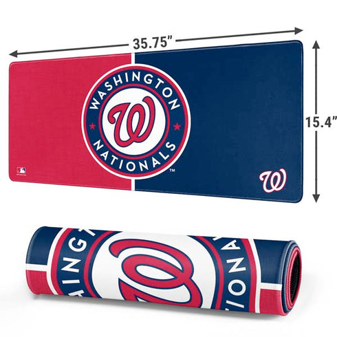 MLB Washington Nationals Split Gaming Mouse Pad