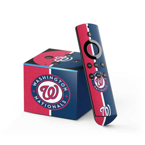 MLB Washington Nationals Split Fire TV Cube Skin