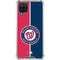 MLB Washington Nationals Split Galaxy A12 Clear Case