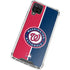 MLB Washington Nationals Split Galaxy A12 Clear Case