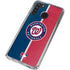 MLB Washington Nationals Split Galaxy A21 Clear Case