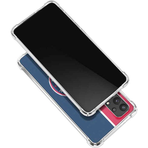 MLB Washington Nationals Split Galaxy A32 5G Clear Case