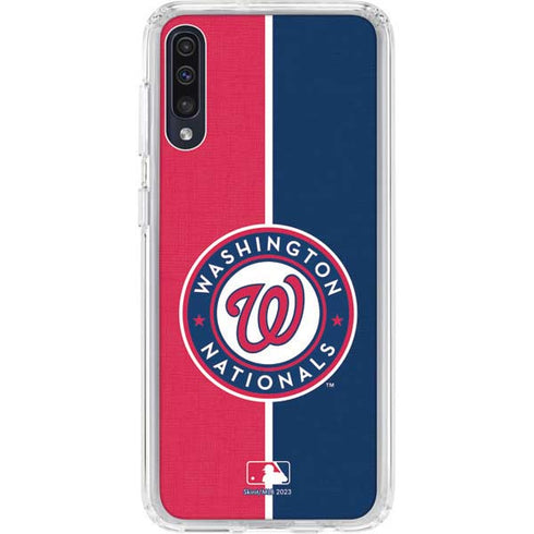 MLB Washington Nationals Split Galaxy A50 Clear Case