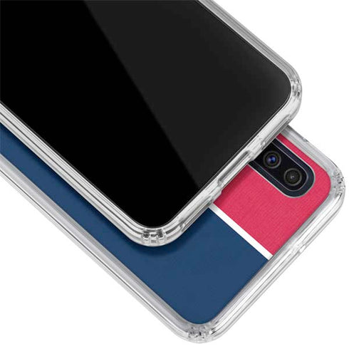 MLB Washington Nationals Split Galaxy A50 Clear Case