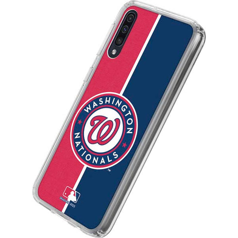 MLB Washington Nationals Split Galaxy A50 Clear Case