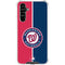 MLB Washington Nationals Split Galaxy A54 5G Clear Case