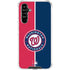 MLB Washington Nationals Split Galaxy A54 5G Clear Case