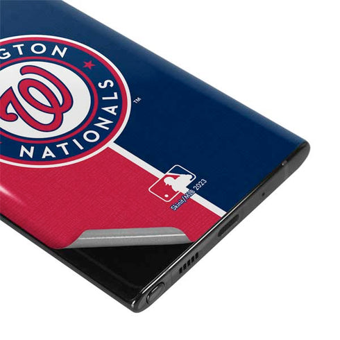 MLB Washington Nationals Split Galaxy Note 10 Plus Skin
