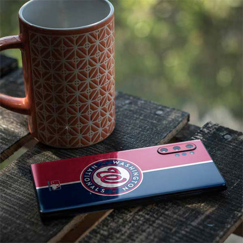 MLB Washington Nationals Split Galaxy Note 10 Plus Skin