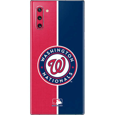 MLB Washington Nationals Split Galaxy Note 10 Skin