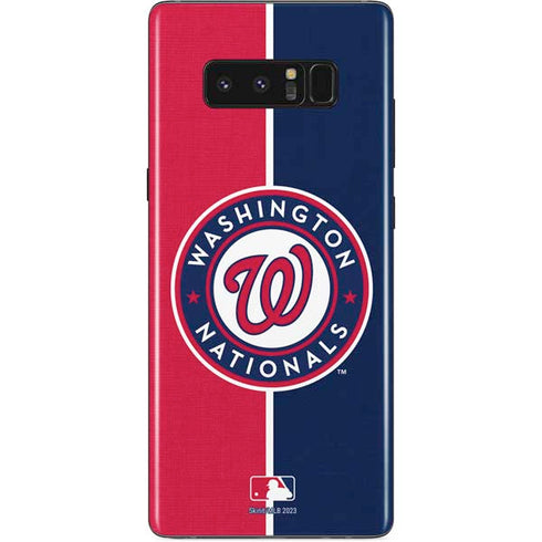 MLB Washington Nationals Split Galaxy Note 8 Skin