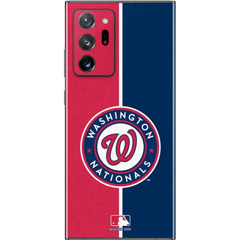 MLB Washington Nationals Split Galaxy Note20 Ultra 5G Skin