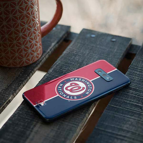 MLB Washington Nationals Split Galaxy S10e Skin