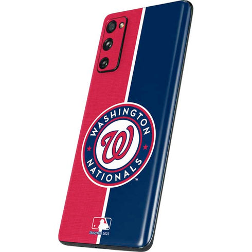 MLB Washington Nationals Split Galaxy S20 Fan Edition Skin