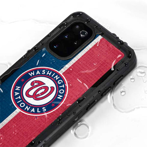 MLB Washington Nationals Split Galaxy S20 Plus Waterproof Case